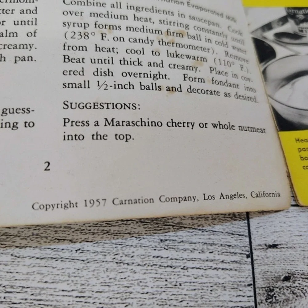 Party Sweets Mary‎ Blake 1957 Carnation Company Promo Booklet Vintage Recipes